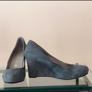 Rockport suede wedge heel.